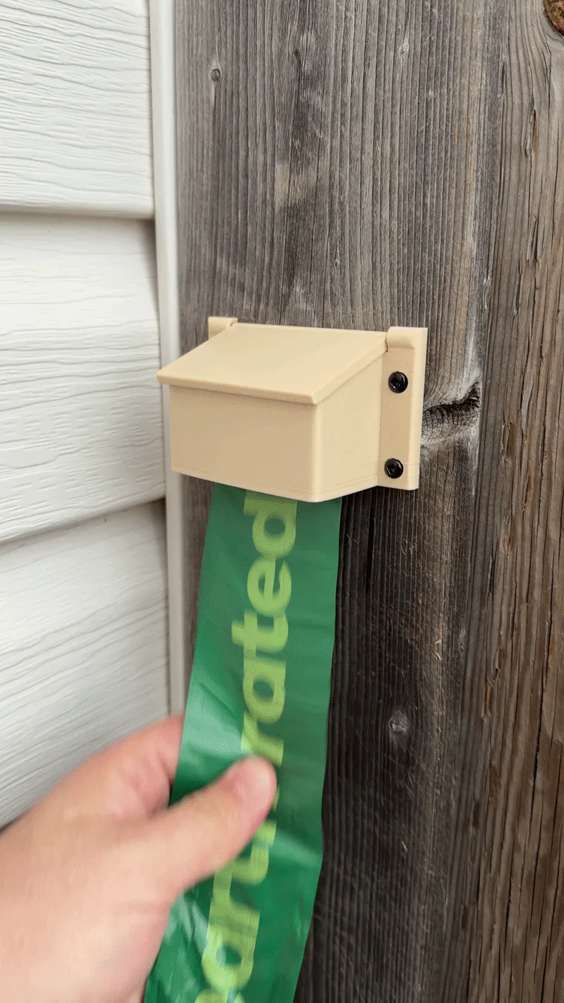 Dispensador de pared para bolsitas del perro
