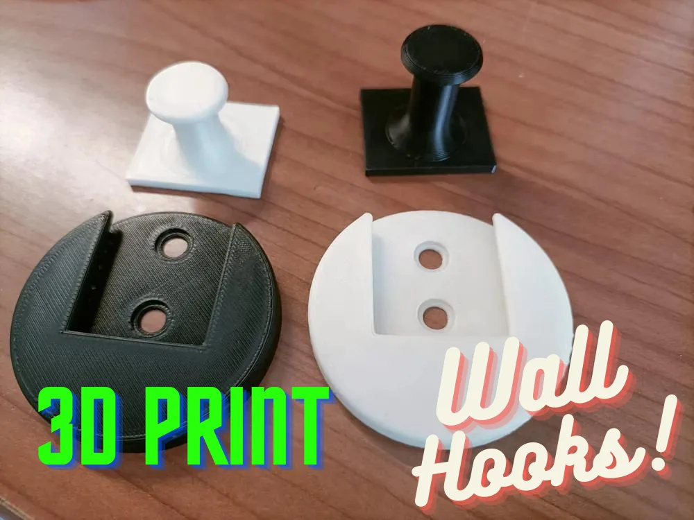 Percha de pared con tornillo oculto