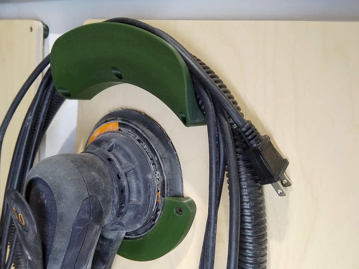 Soporte de pared para lijadora