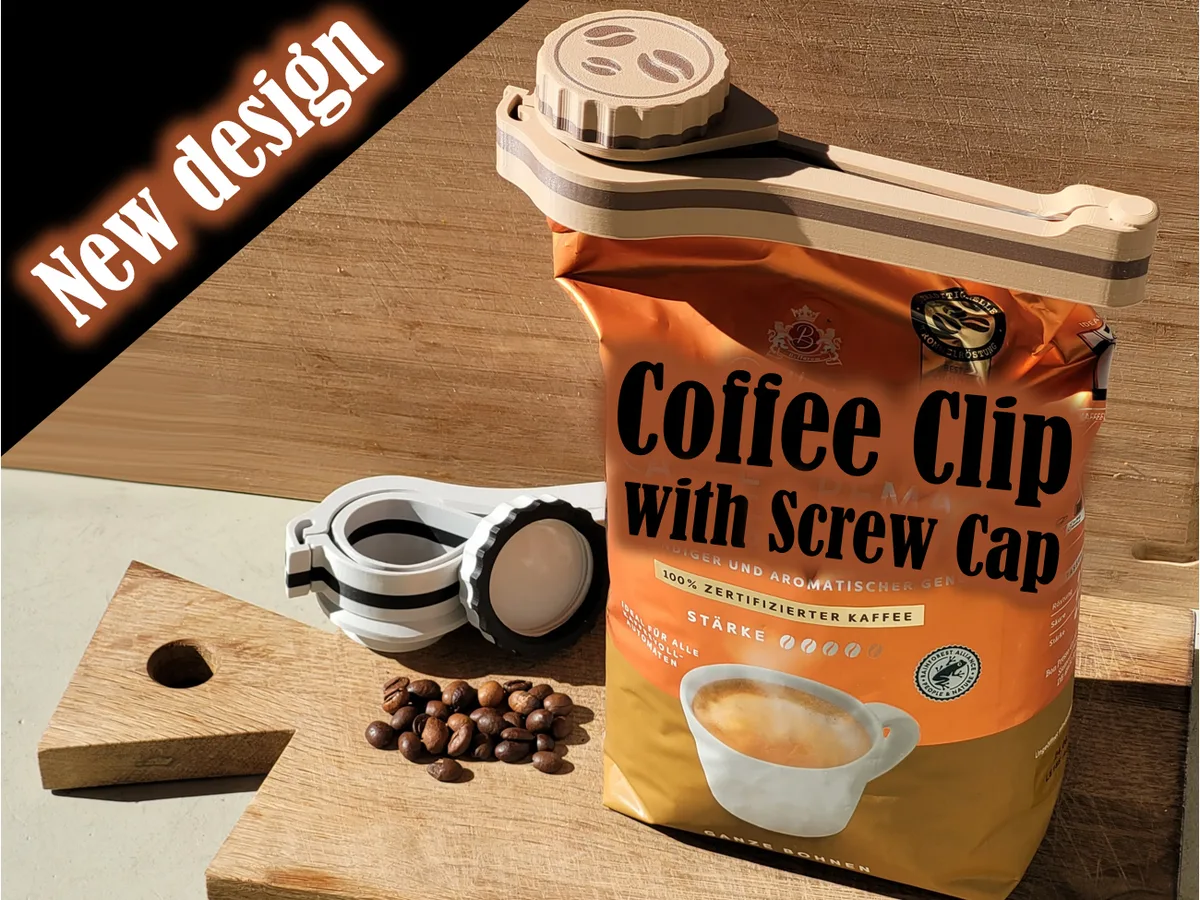 Pinza de café con tapón a rosca