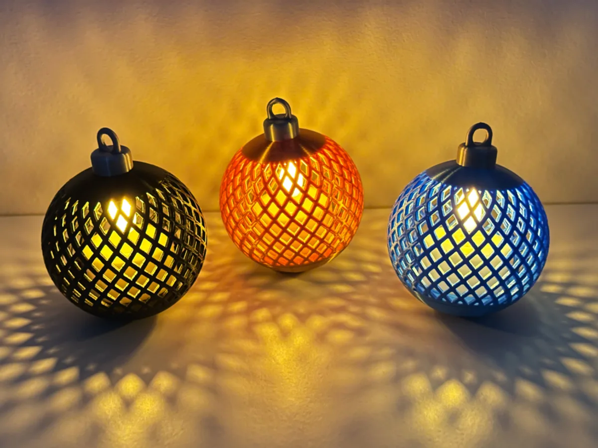 Adornos de malla para vela de té