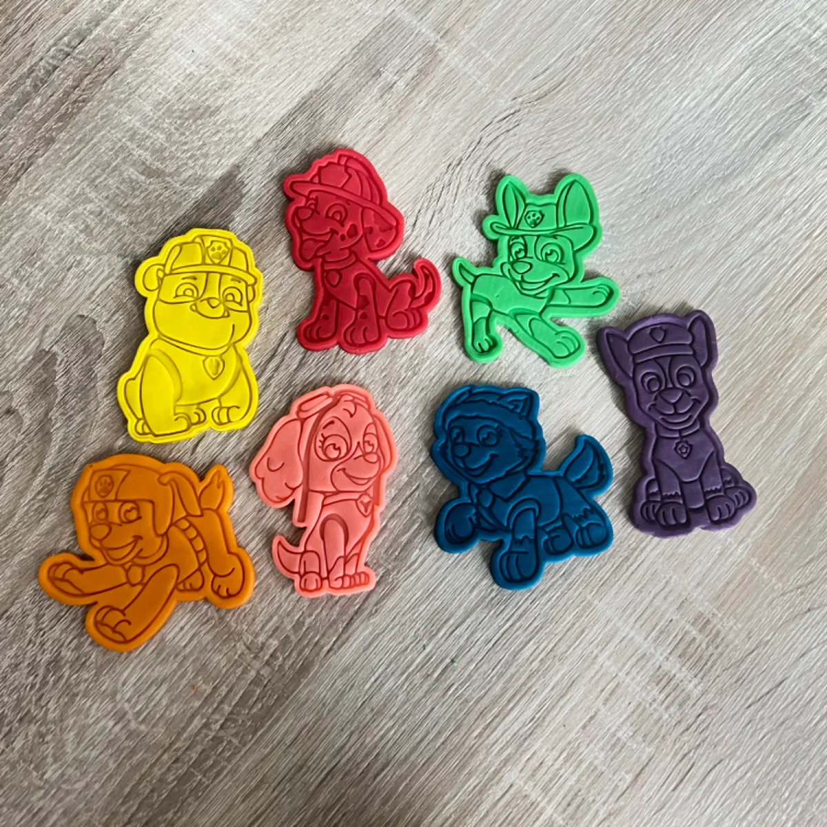 Cortante de galletitas con forma de huella