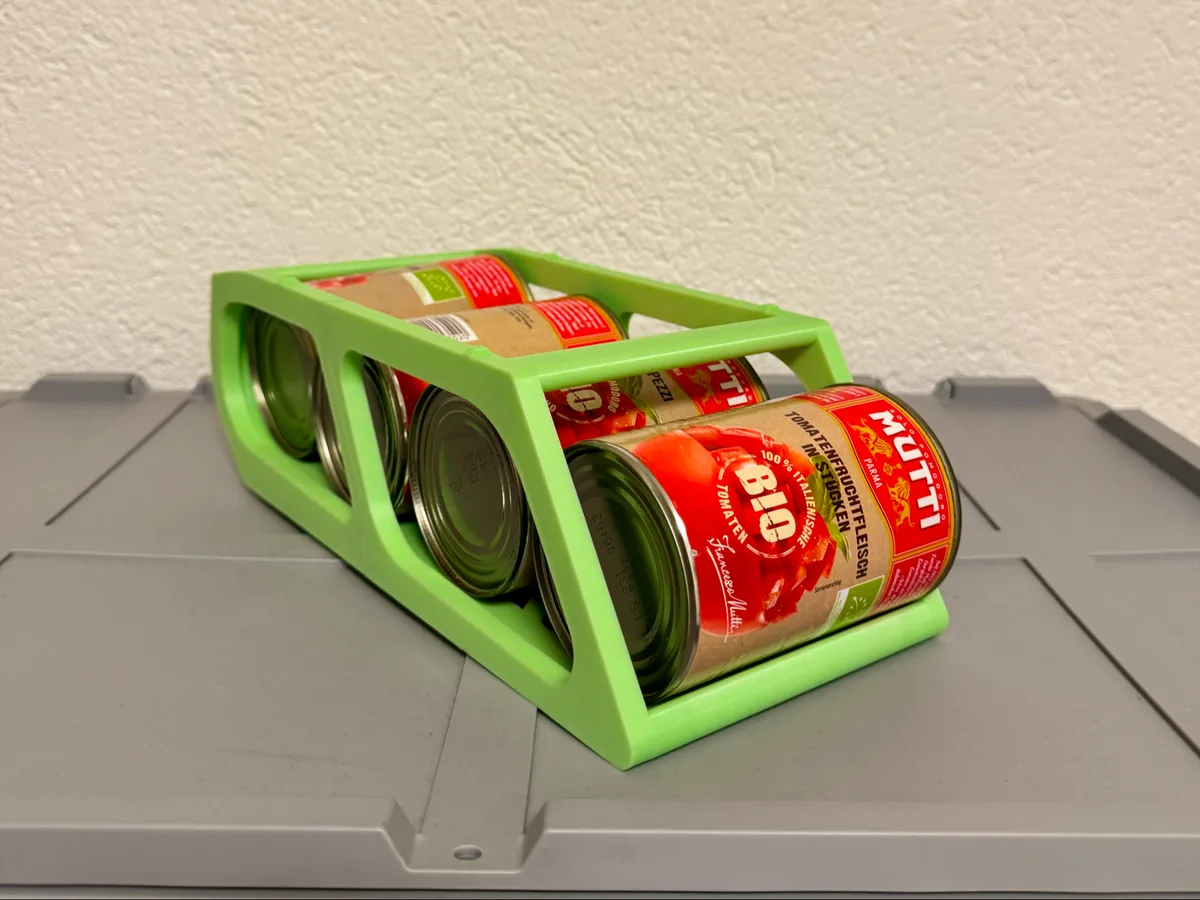 Dispensador de latas apilable