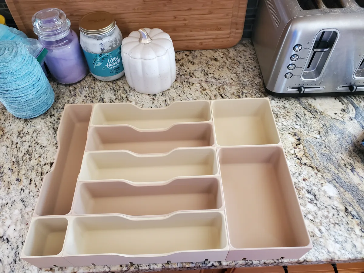Bandeja modular para cubiertos