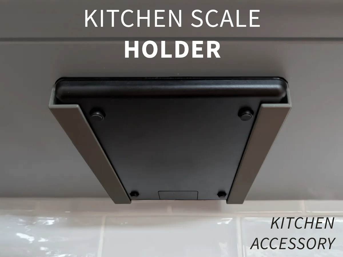 Soporte de pared para balanza de cocina
