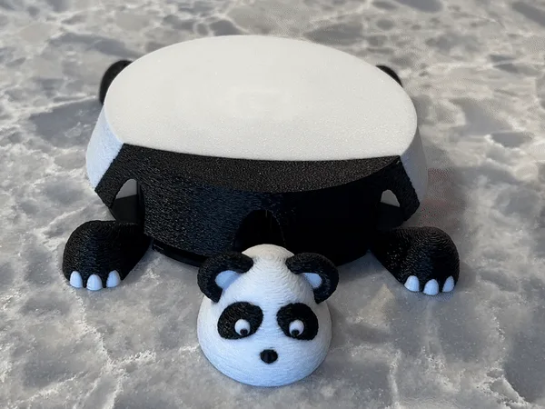 Posavasos panda articulado