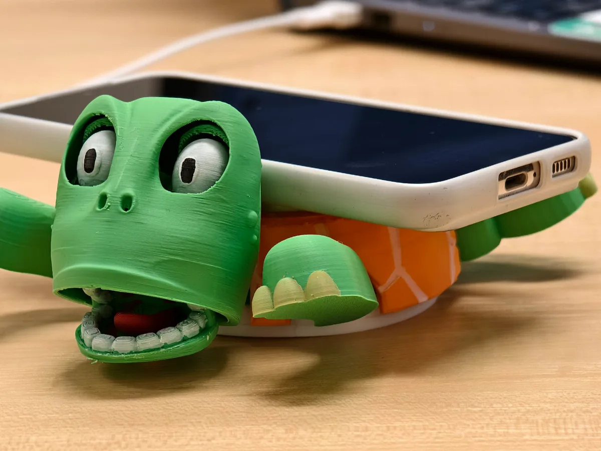Cargador inalámbrico con caparazón de tortuga