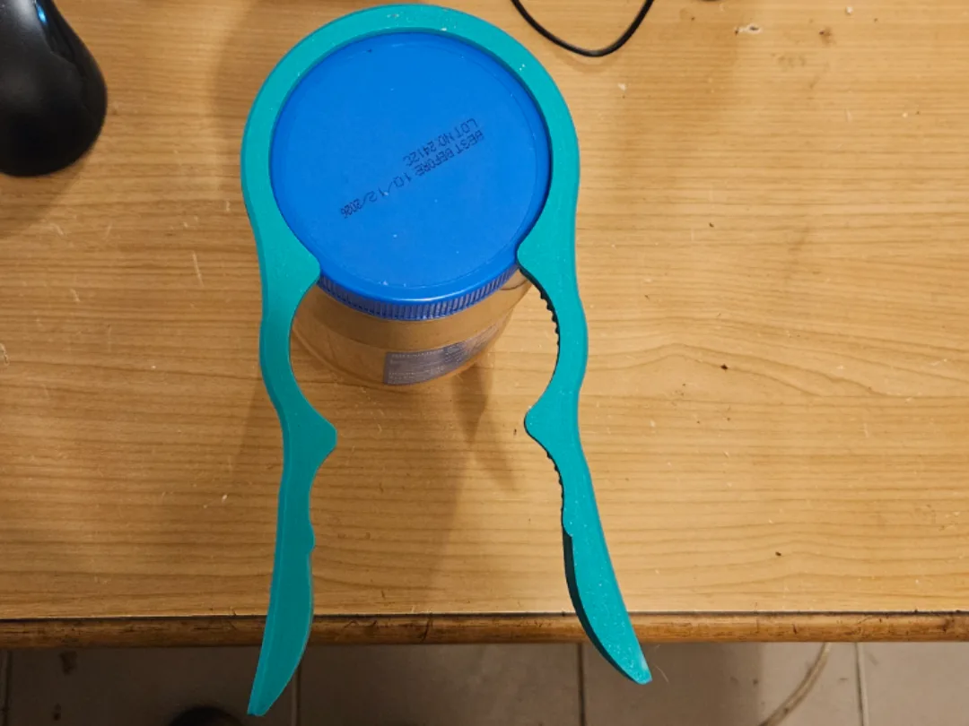 Abridor de frascos con forma de personaje