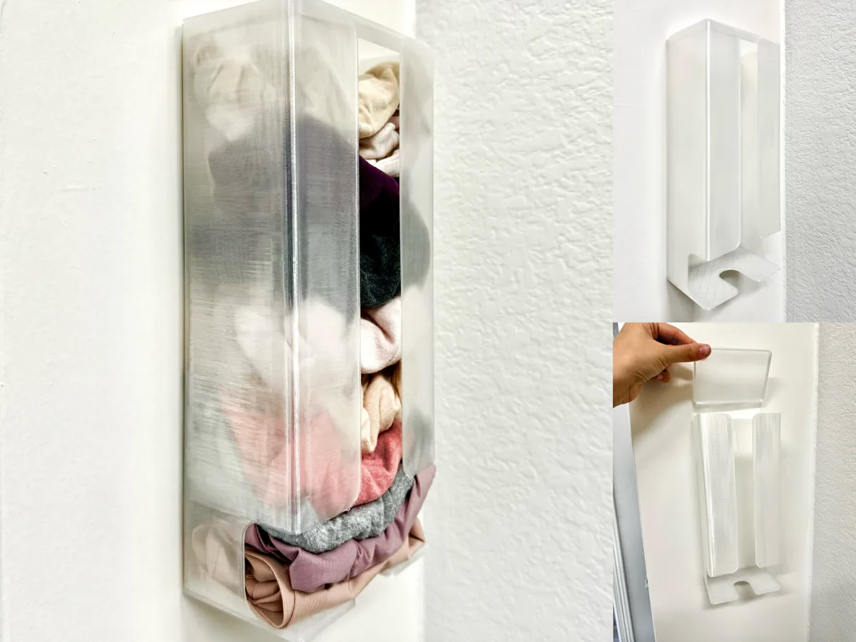 Organizador vertical de ropa interior