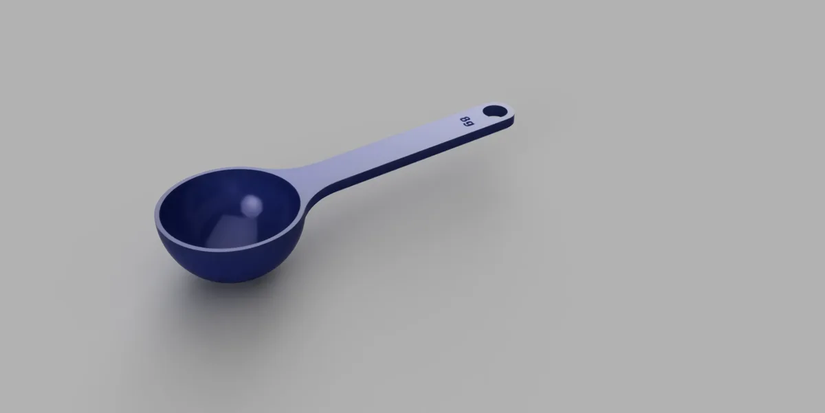 Cuchara de café de ocho gramos