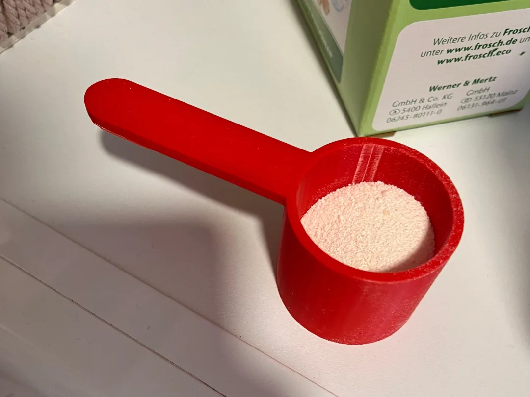 Cuchara medidora para jabón en polvo
