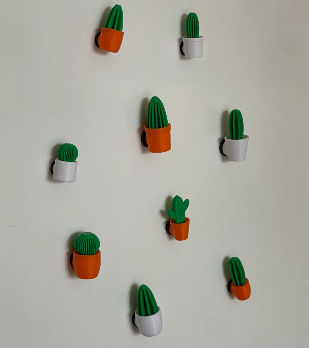 Imanes de cactus para la heladera