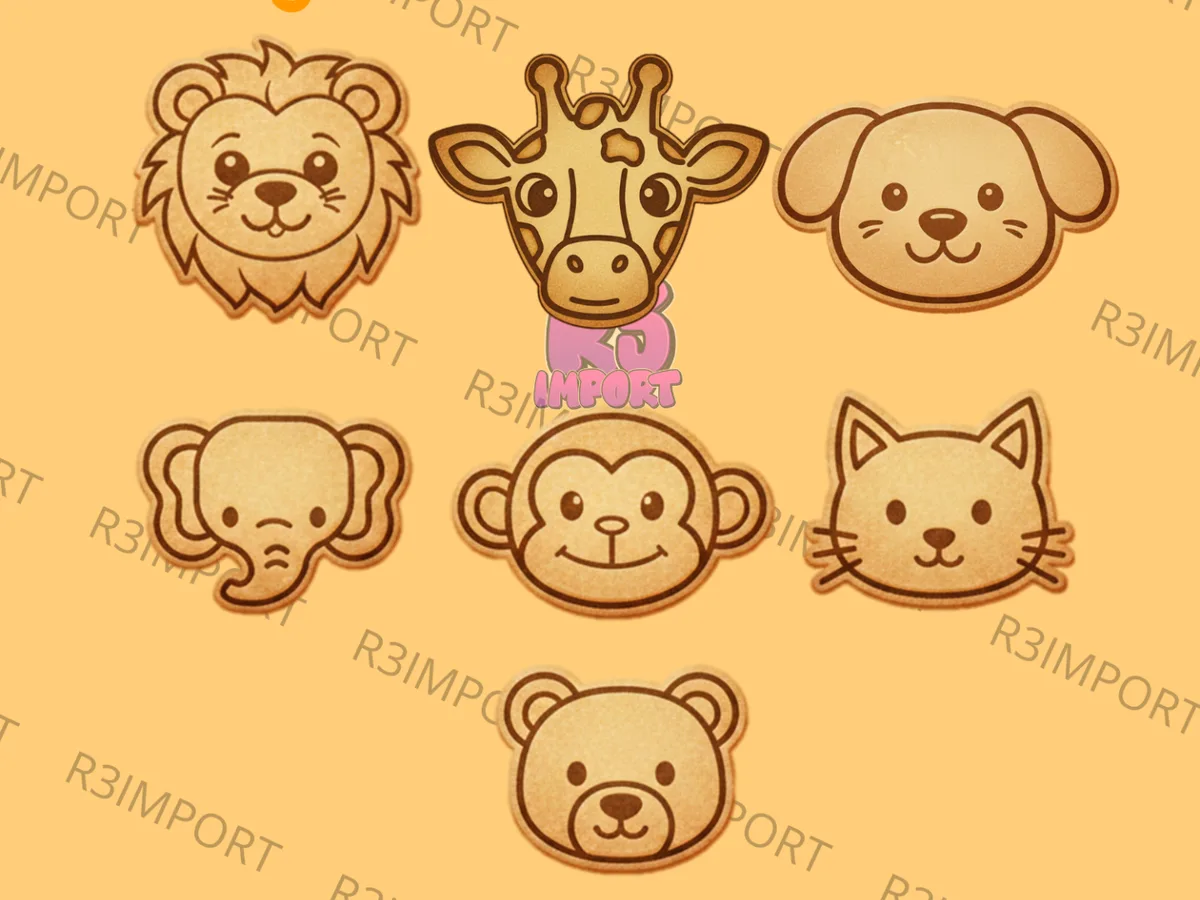 Cortantes de animales para galletitas