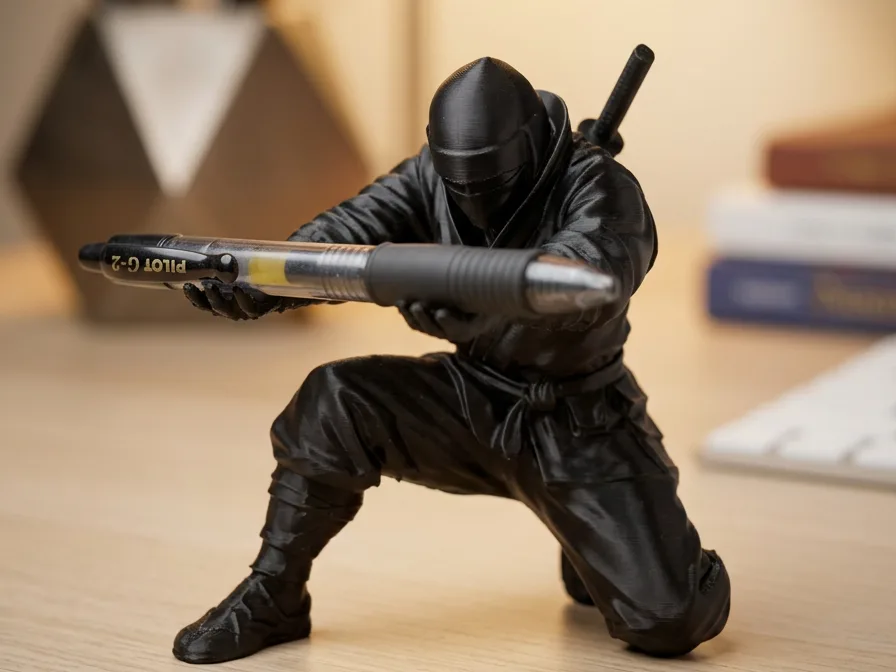 Portalápices con forma de ninja
