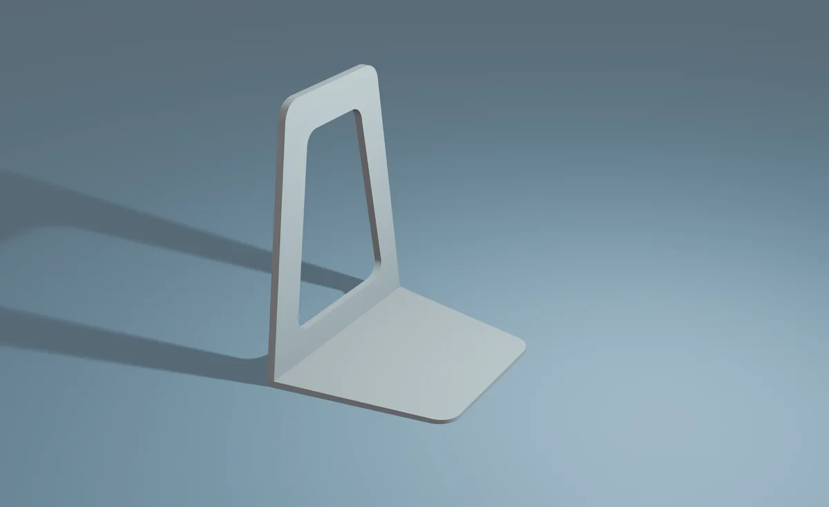 Sujetalibros minimalista