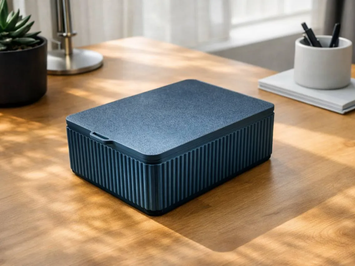 Caja acanalada con tapa deslizante
