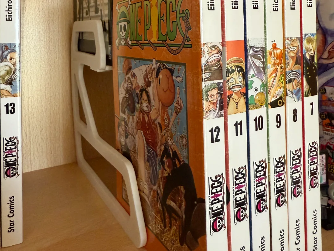 Exhibidor de libros para el estante