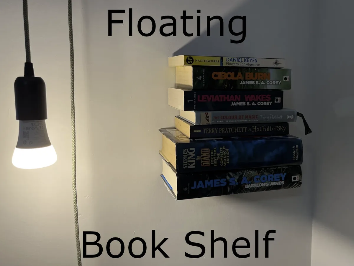 Estante invisible para libros