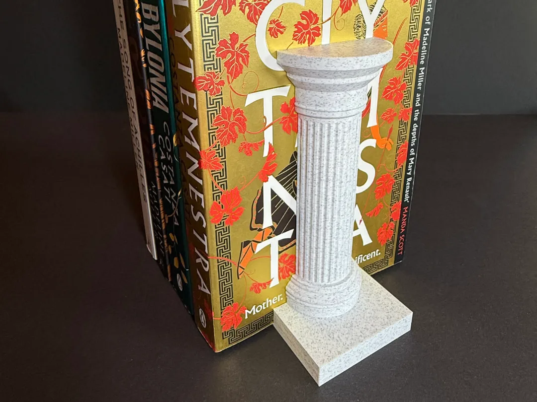Sujetalibros de columna romana