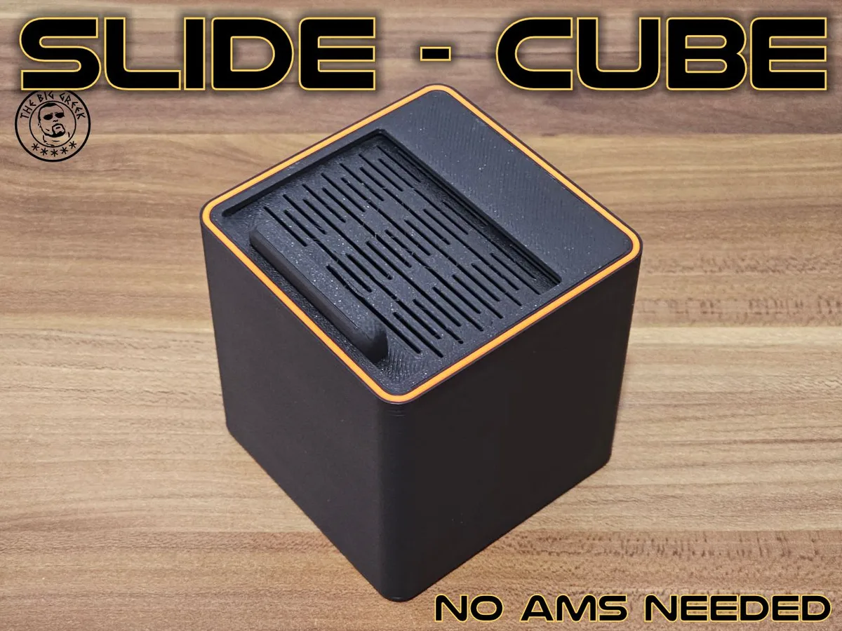 Cubo deslizante de colores