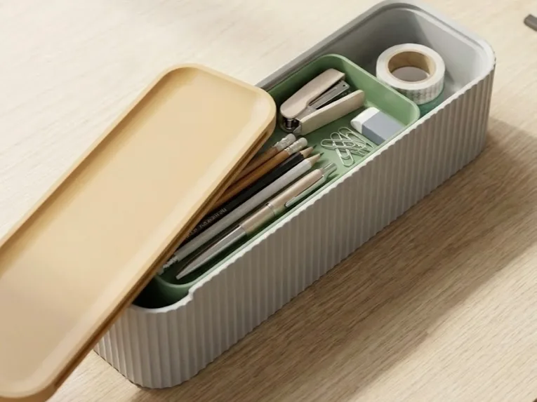 Organizador nórdico con bandeja interior