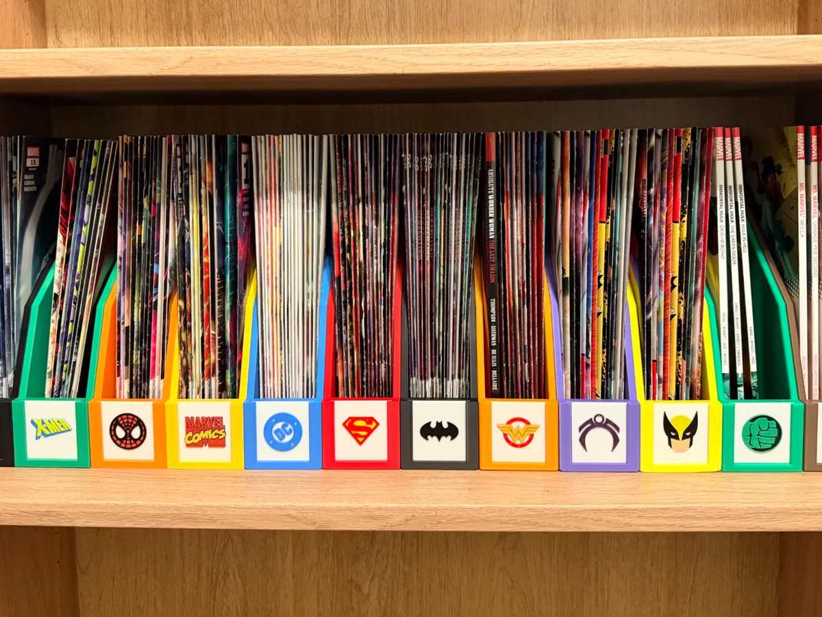 Organizador de revistas y cómics