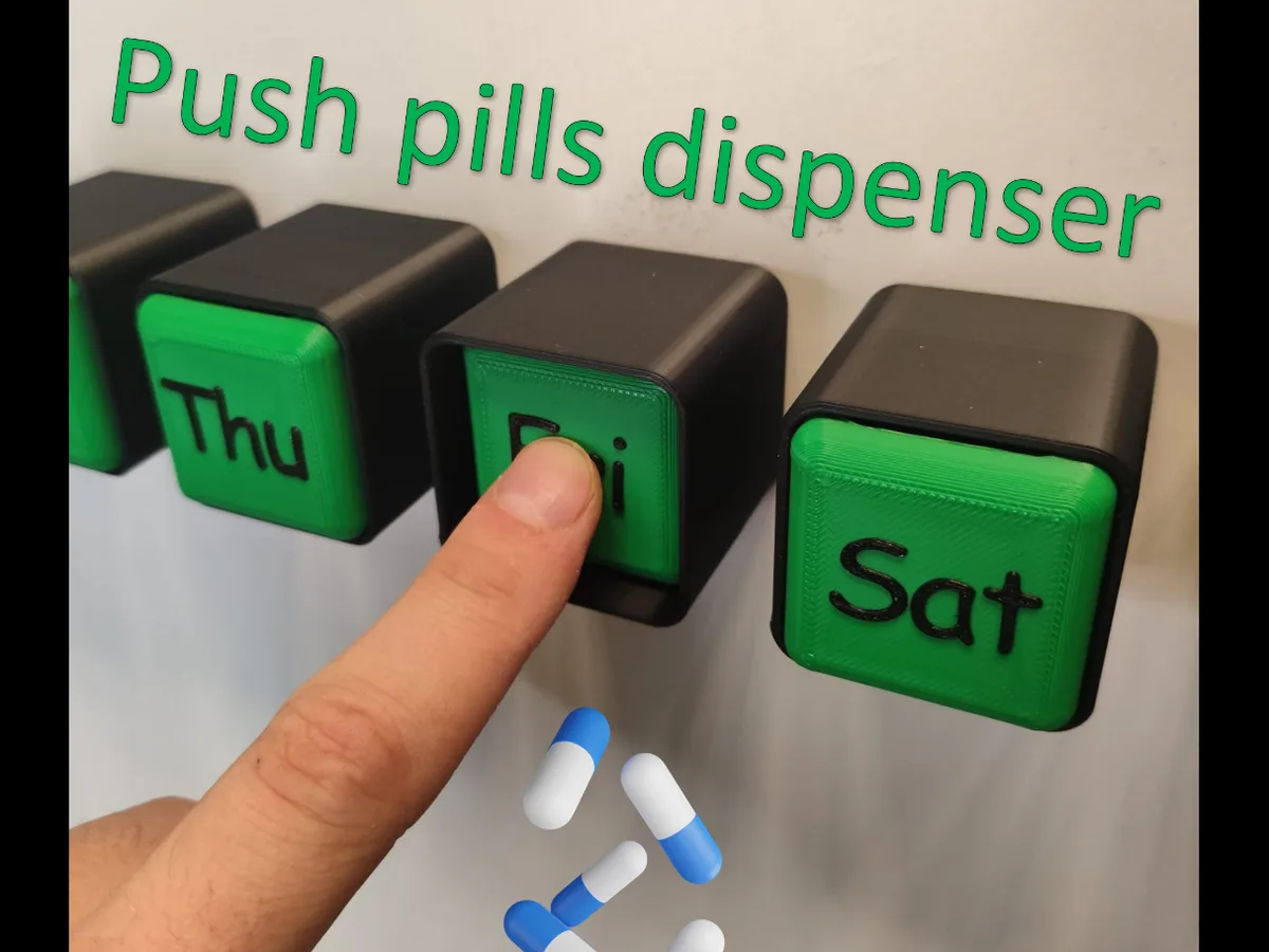 Pastillero semanal con dispensador