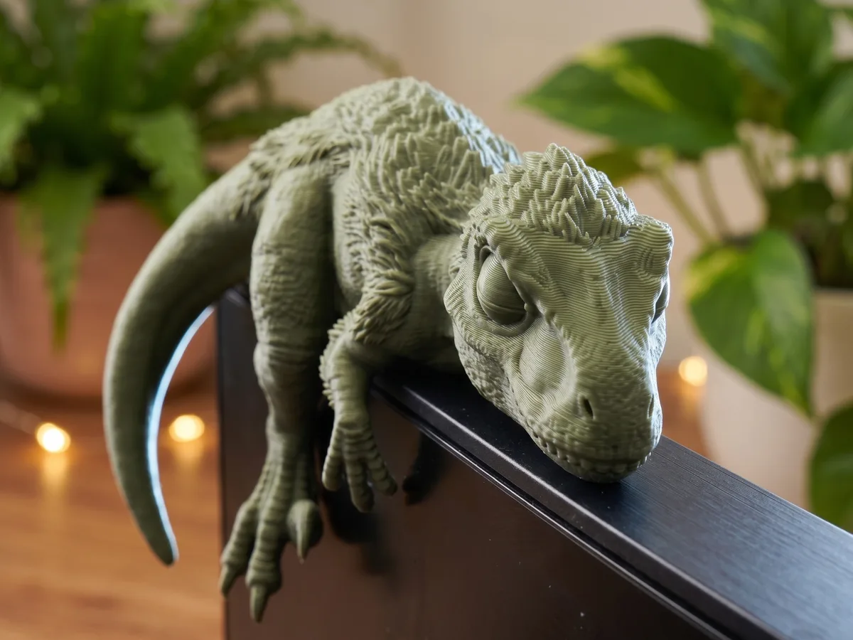 Velocirraptor dormido para el monitor