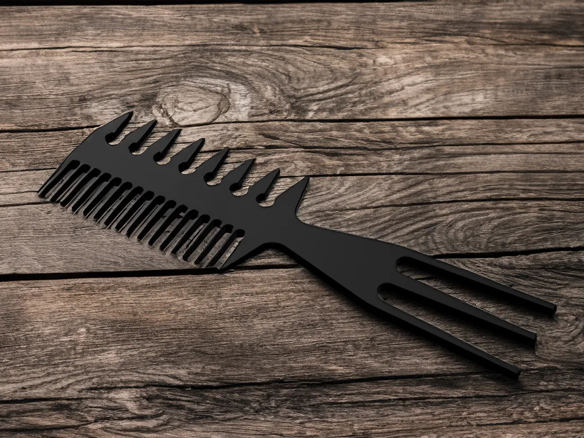Peine de barbería