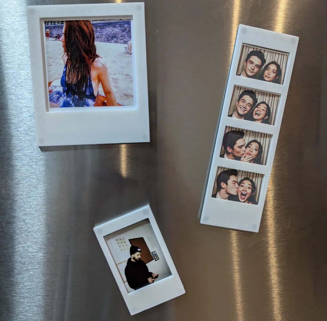 Generador de imanes con foto tipo polaroid