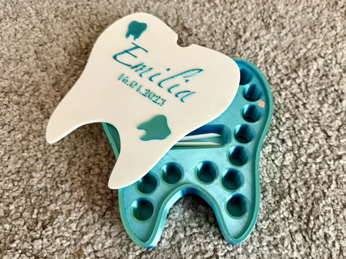 Cajita para guardar los dientes de leche
