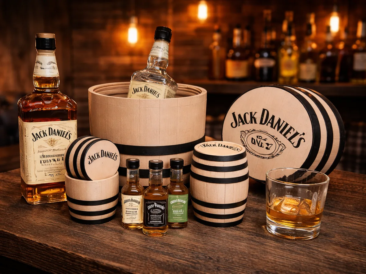 Caja de regalo con forma de barril