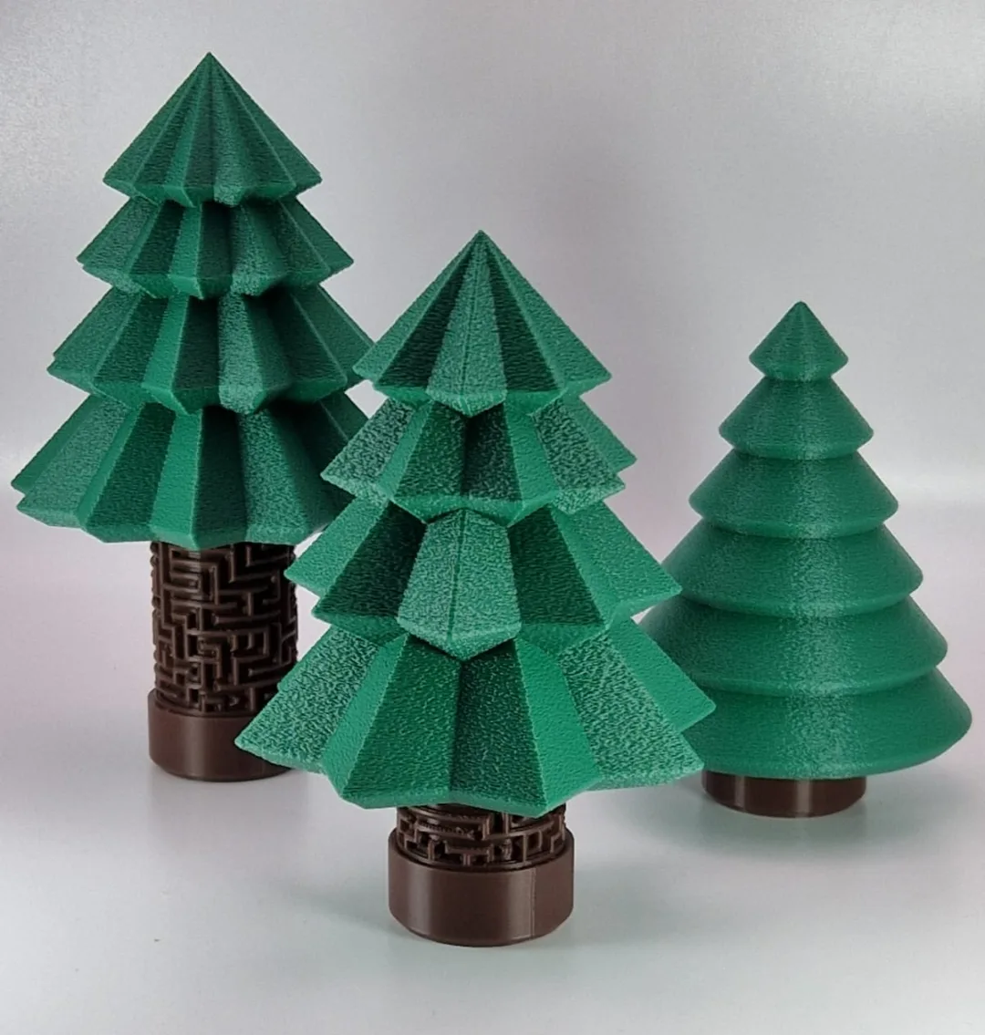Arbolito de Navidad con laberinto adentro