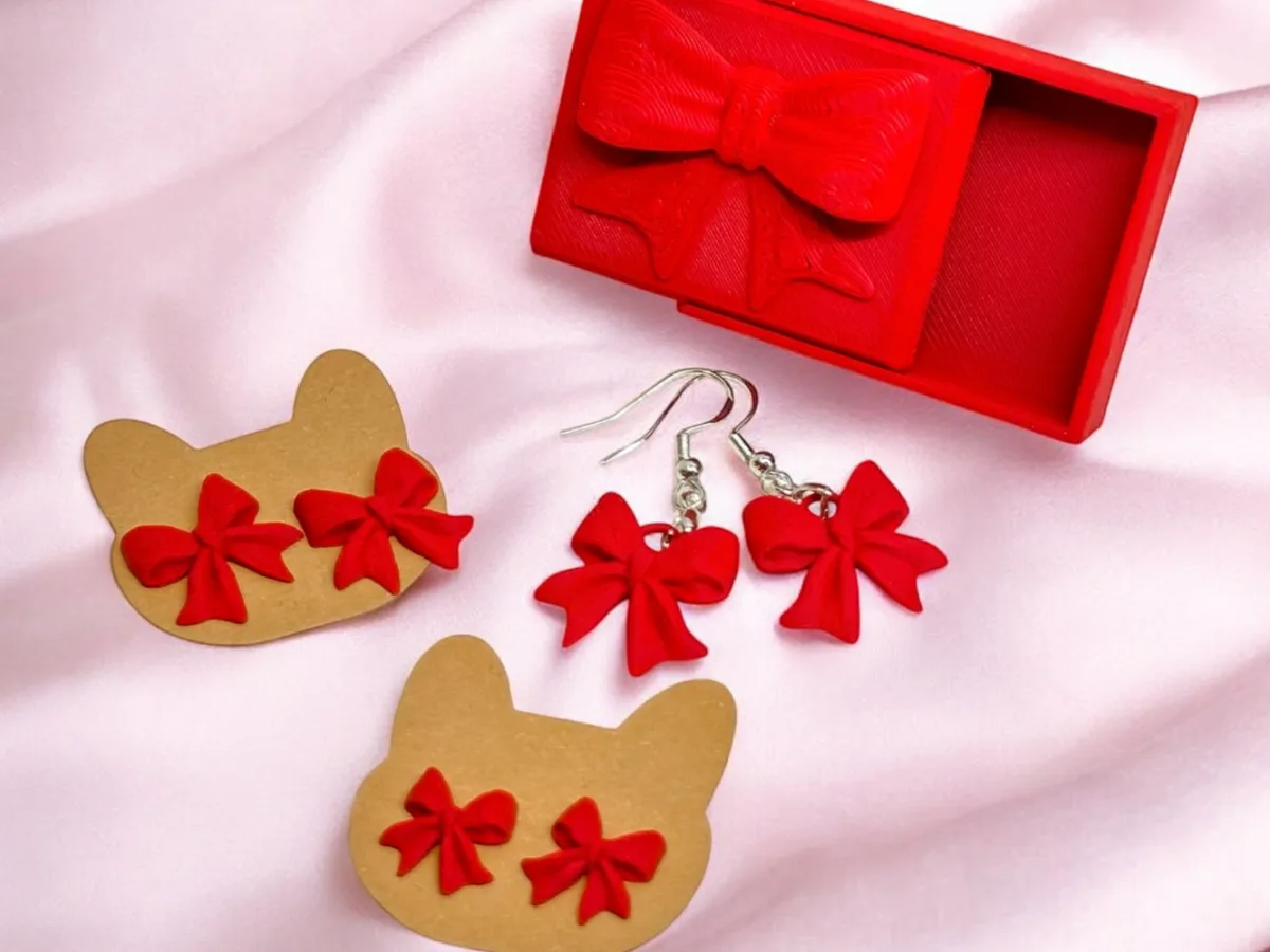Aros de moño con su cajita de regalo