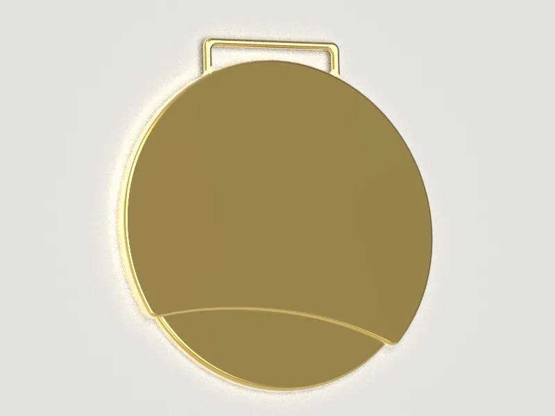 Medalla lisa para grabar