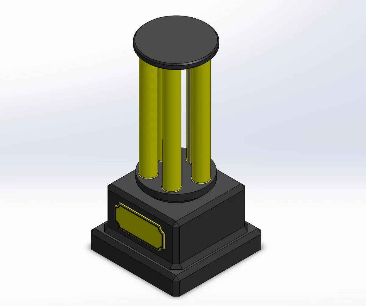 Trofeo para armar con lo que quieras
