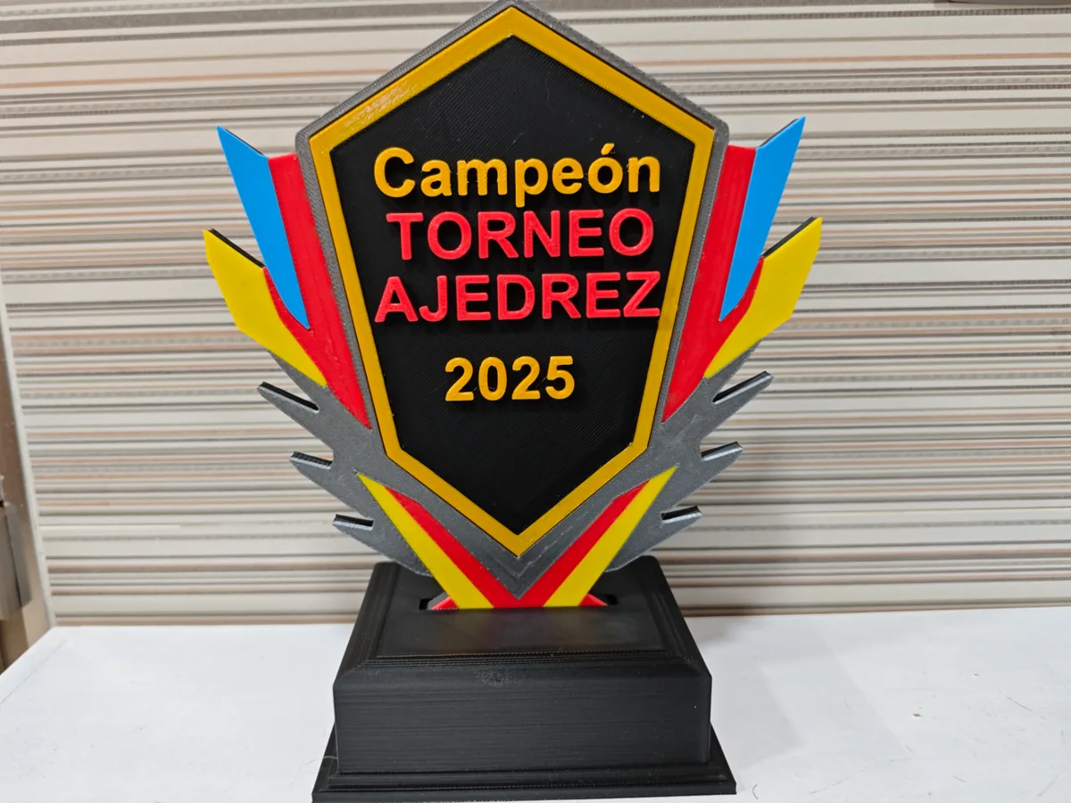 Trofeo personalizable de columna