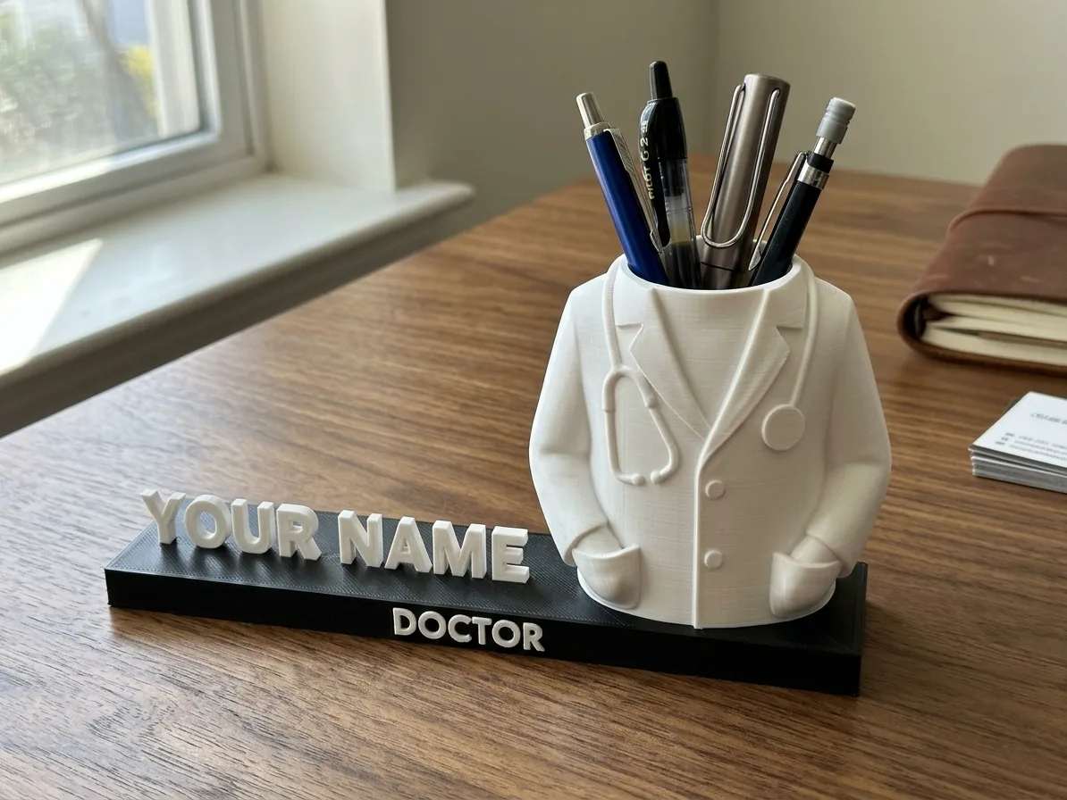 Portalápices para consultorio médico
