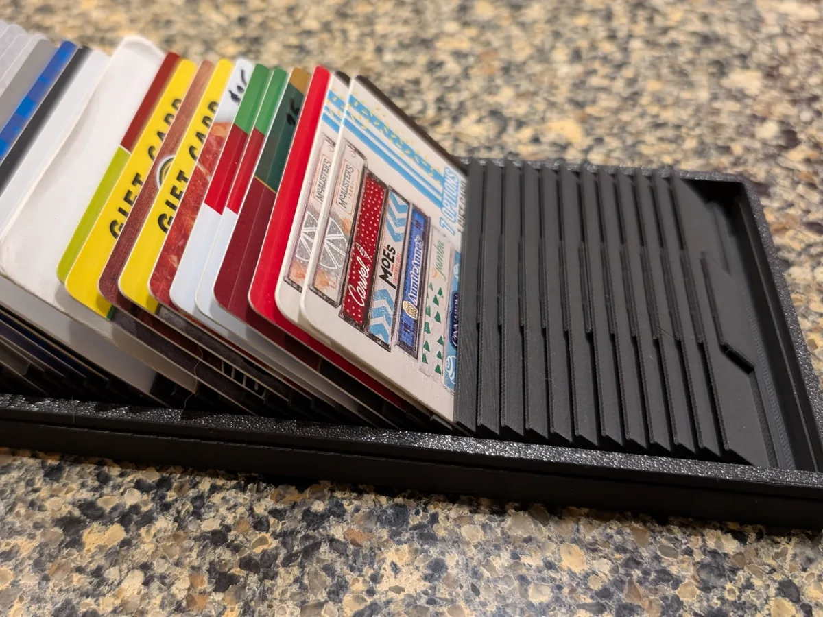 Organizador de tarjetas de regalo