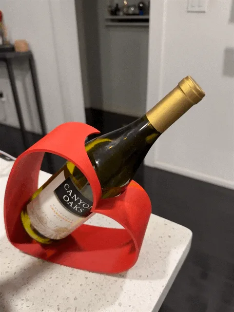 Sostén de botella con forma de corazón
