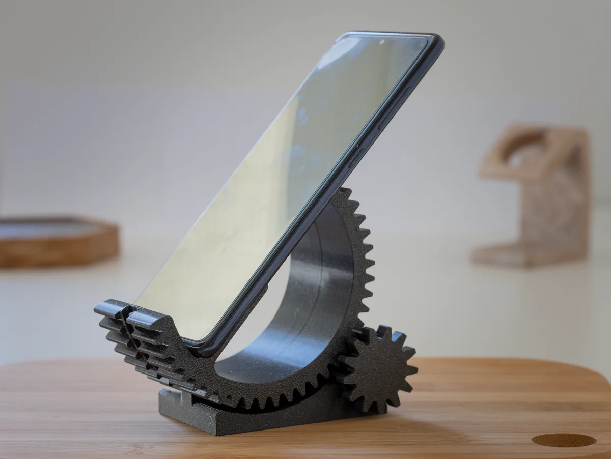 Soporte inclinado para celular