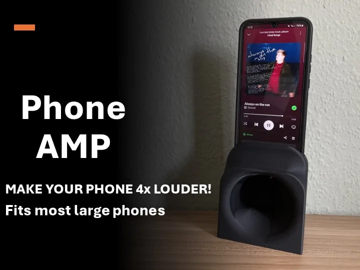 Amplificador acústico para celular