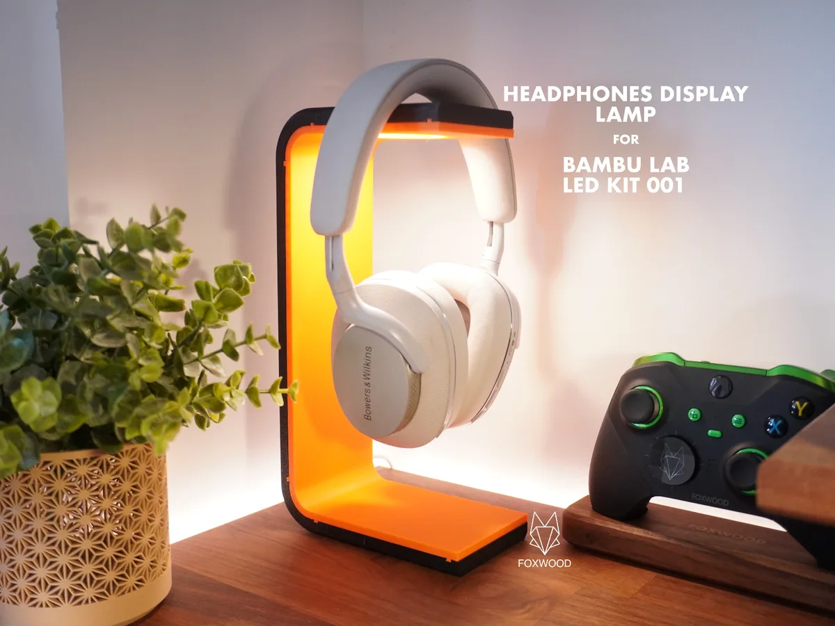 Soporte de auriculares con luz