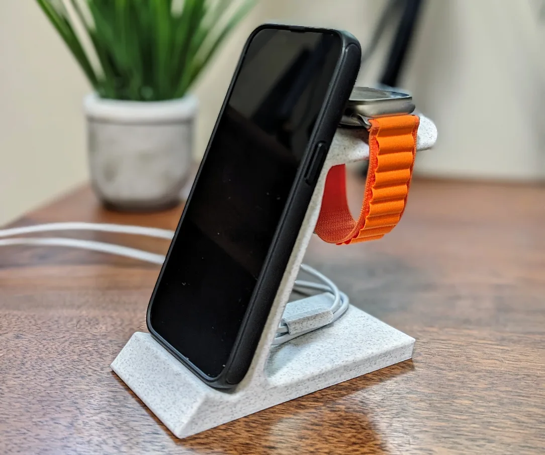 Base de carga magnética para celular y reloj