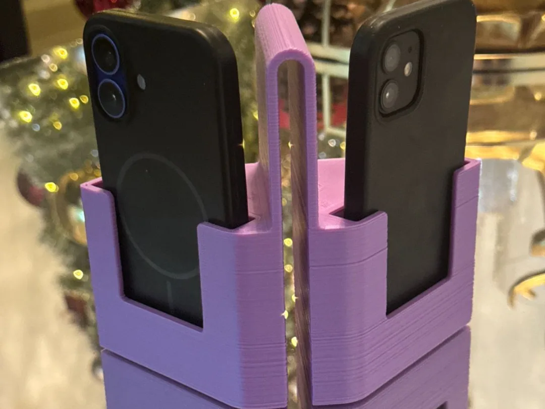 Soporte de celular para la red de tenis