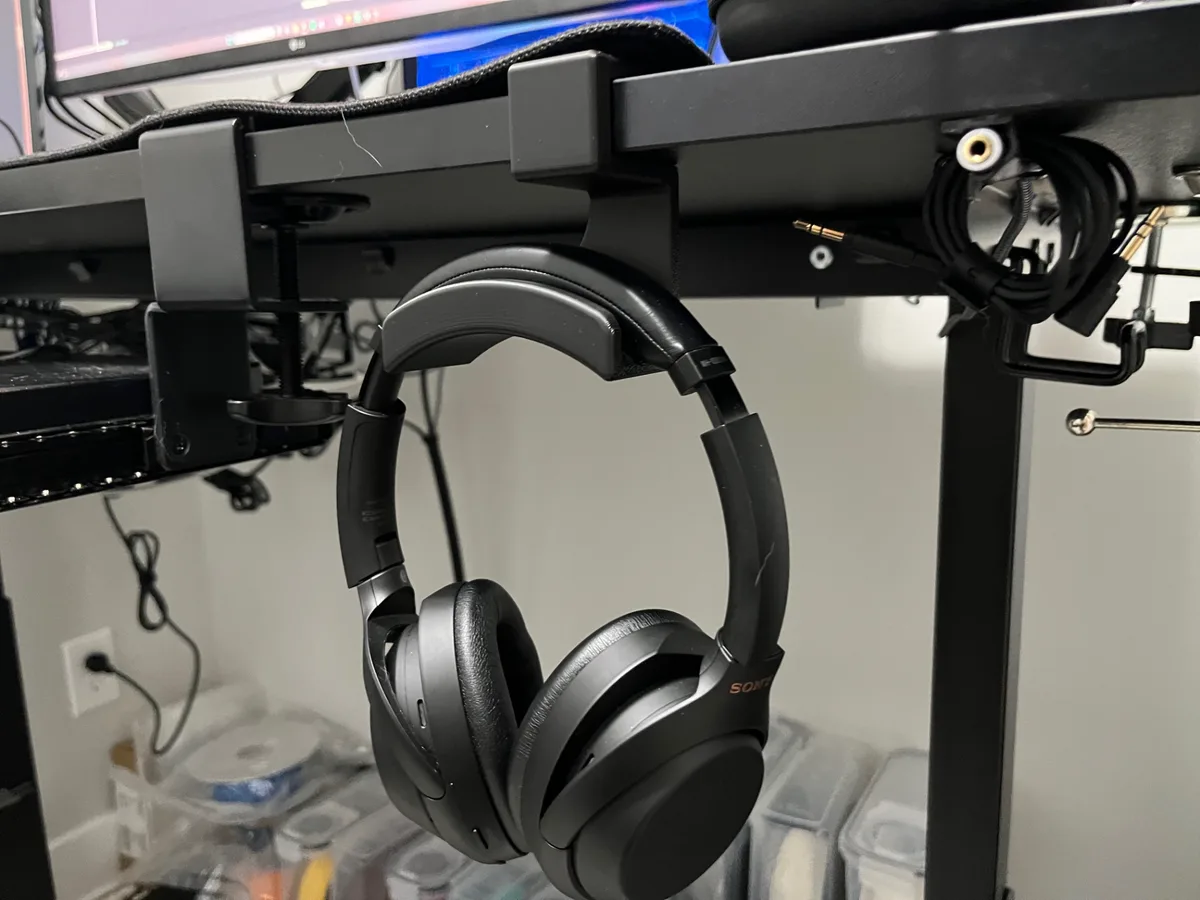 Soporte de auriculares de escritorio