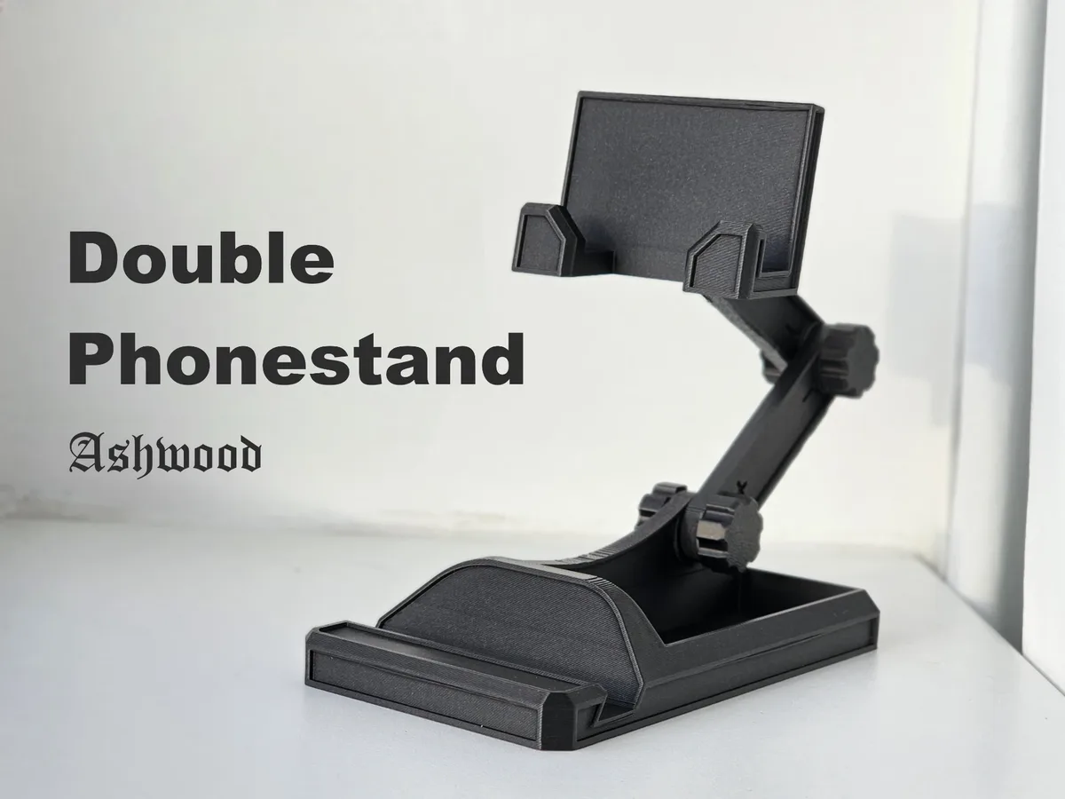 Soporte doble para celulares