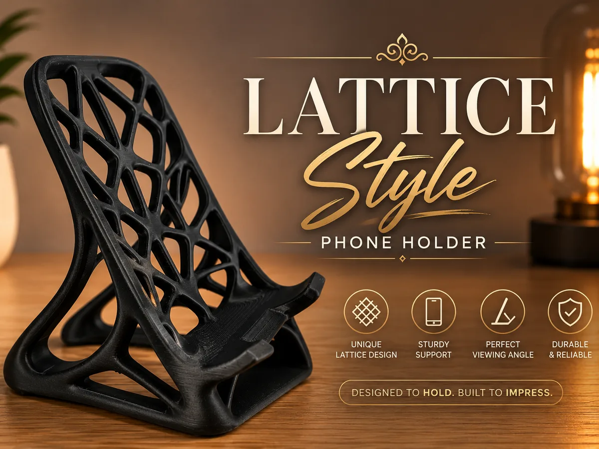 Soporte de celular calado