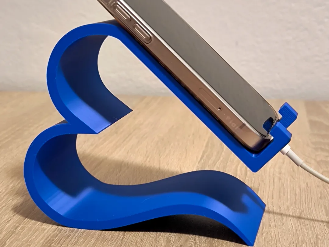 Soporte de celular con forma de corazón