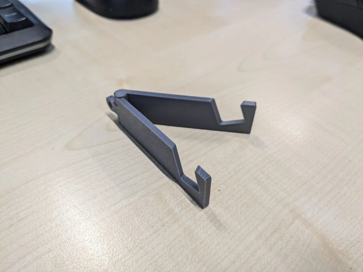 Soporte plegable para celular grueso